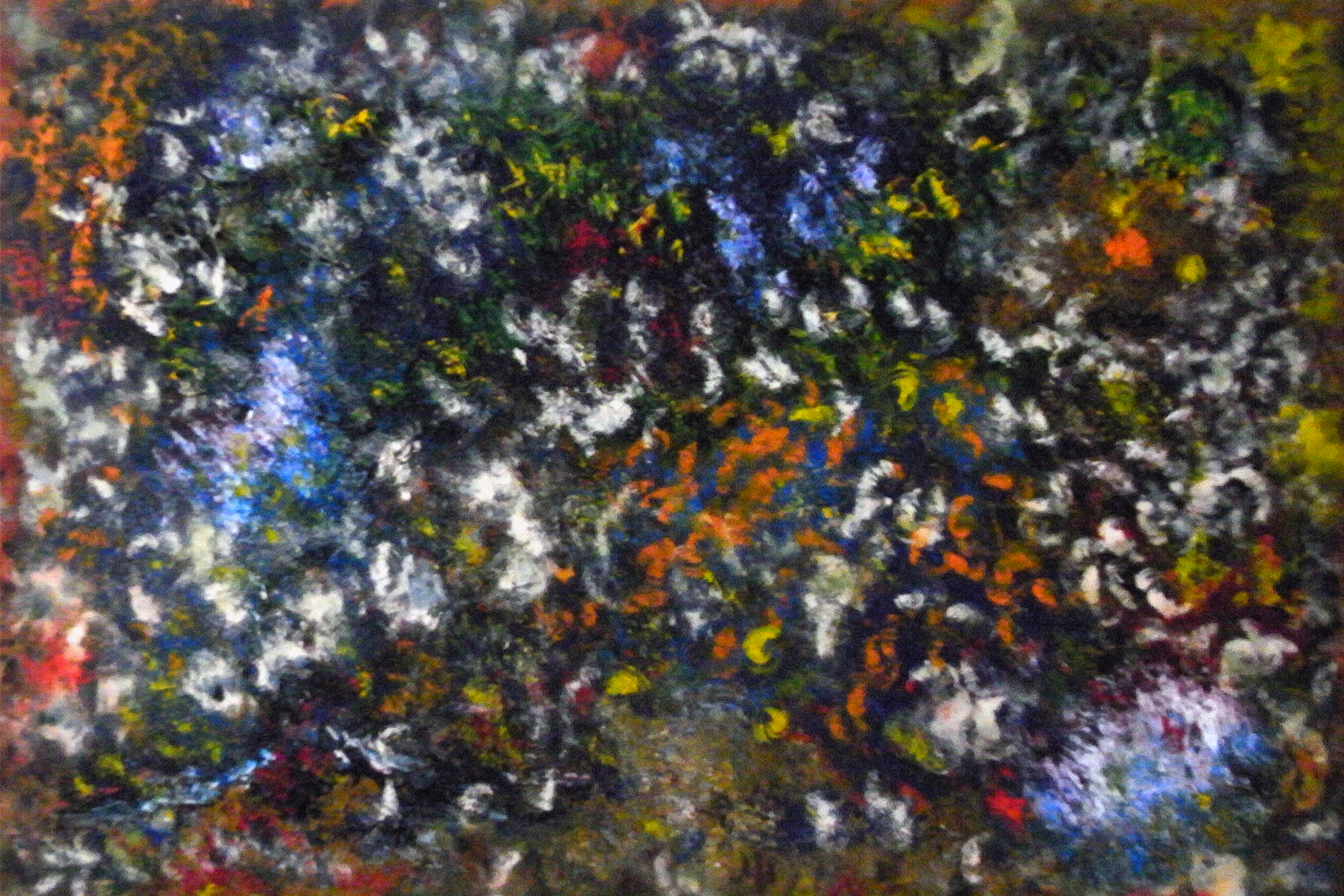 Le Souffle des Mondes Invisibles, peinture originale de SokanRed, huile sur toile au format paysage