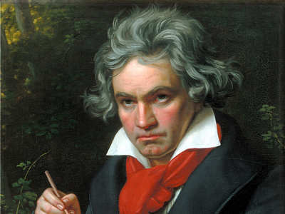 Portrait of Ludwig van Beethoven